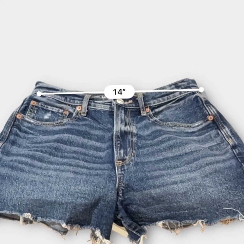 American Eagle Frayed Shorts Microshorts size 6